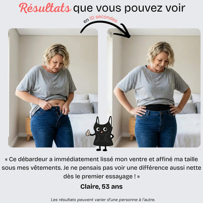 Ceinture amincissante CelluCore™ pour ventre plat et taille fine, modèle avec design ajusté et finition élégante.